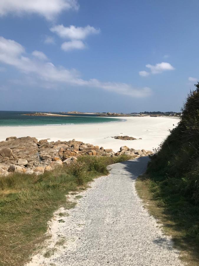 Maison 6 Pers Belle Vue Mer Piscine, Plage A 40 M Trevou-Treguignec Экстерьер фото