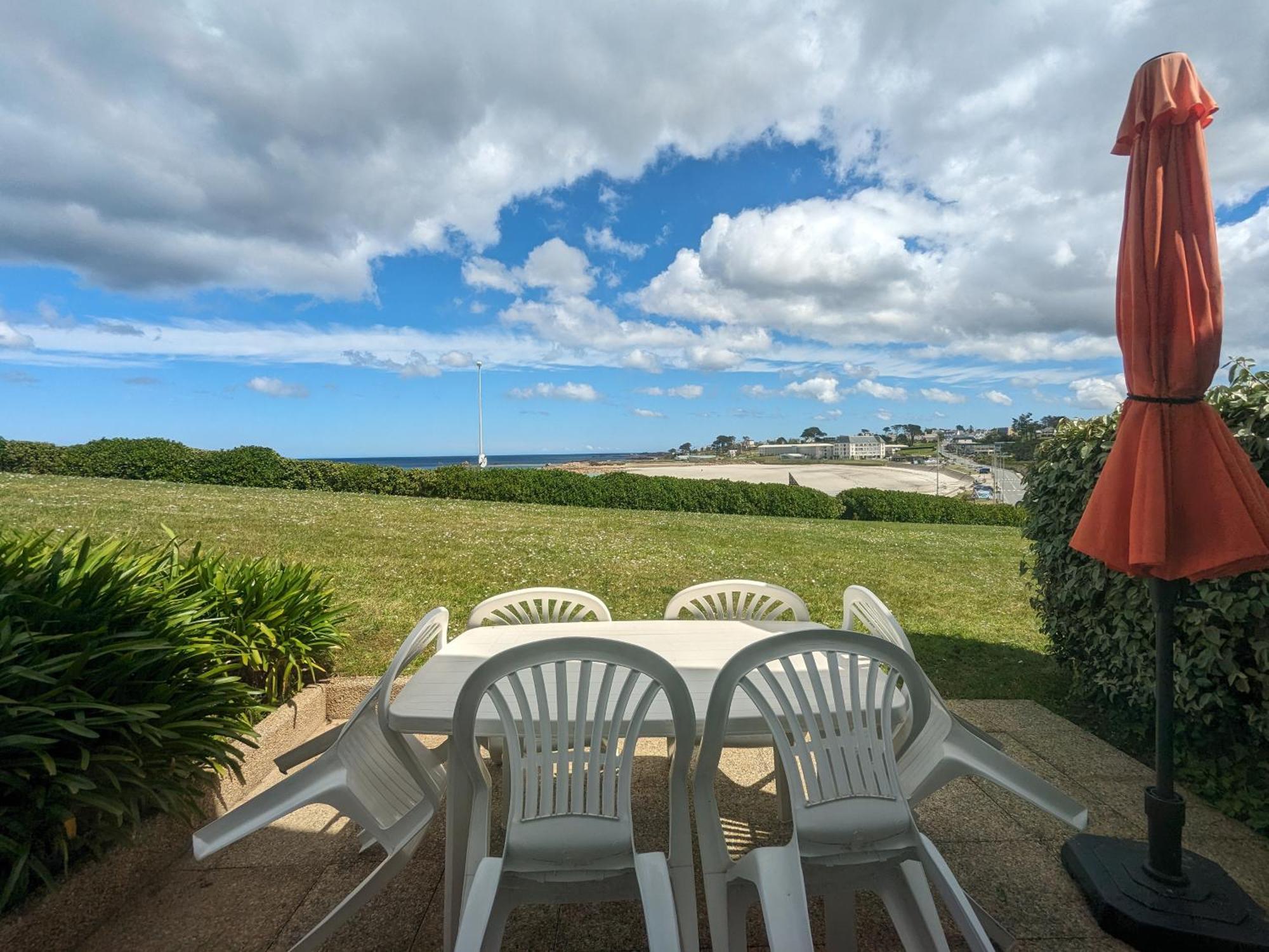 Maison 6 Pers Belle Vue Mer Piscine, Plage A 40 M Trevou-Treguignec Экстерьер фото